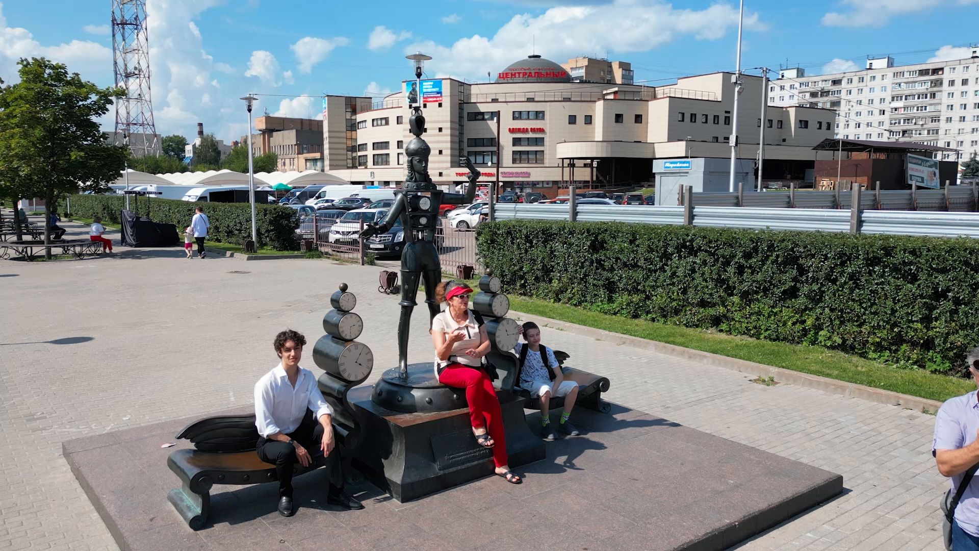 набережная, парк, прогулка,щёлково, видео с коптера,