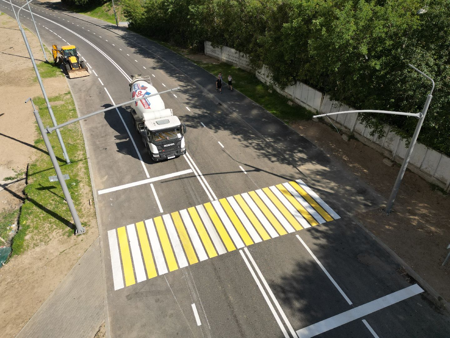 мякиннико, дорога,шоссе, видео с коптера,