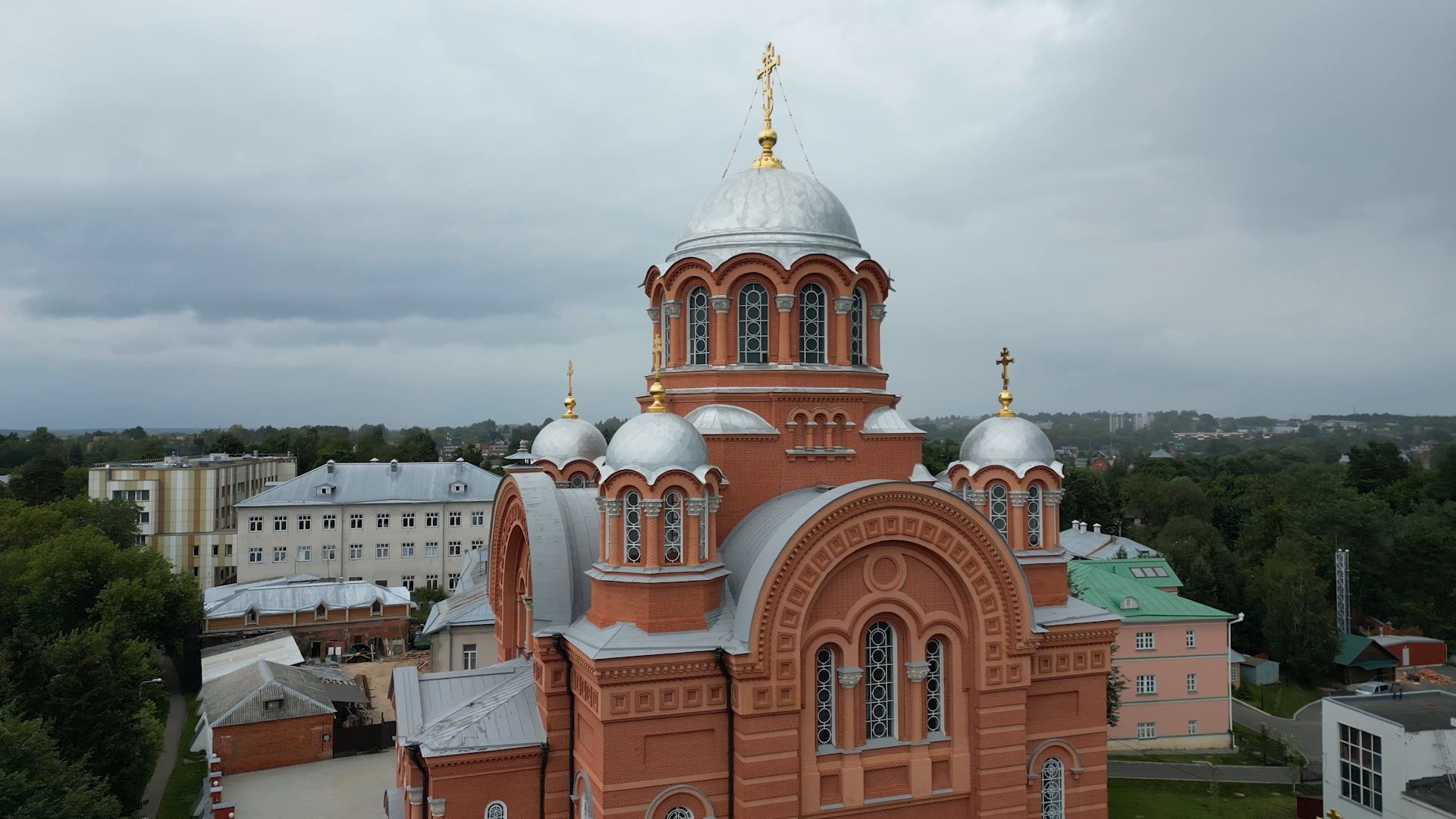 монастырь, сергиев посад,туризм, видео с коптера,