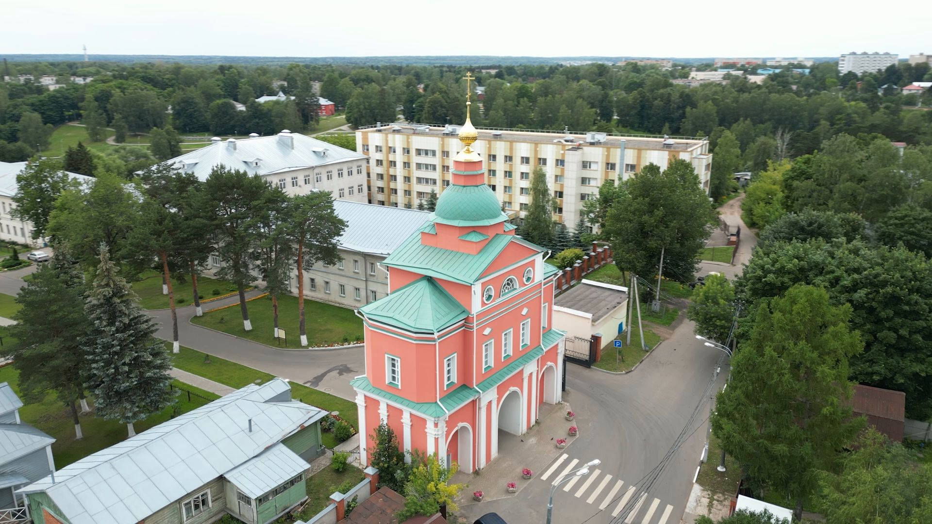 монастырь, сергиев посад,туризм, видео с коптера,