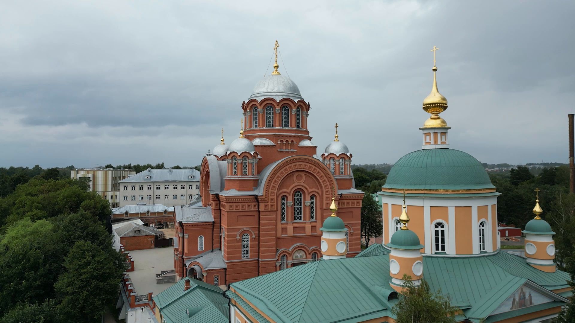 монастырь, сергиев посад,туризм, видео с коптера,