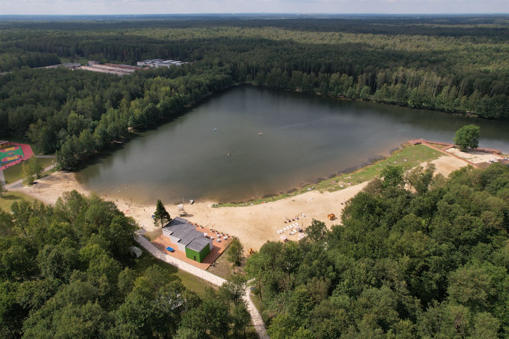 авангард, пляж,электросталь, видео с коптера,