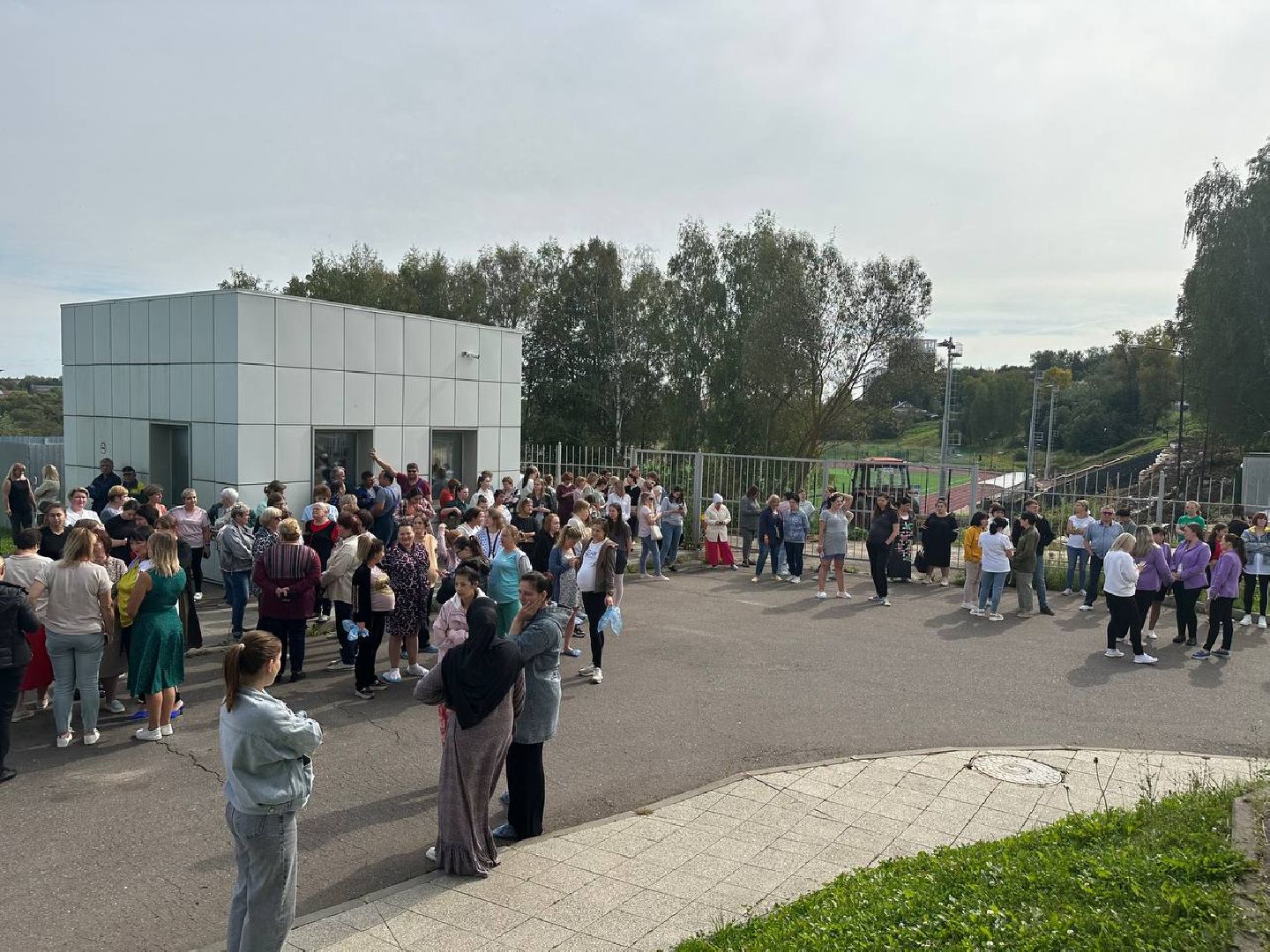 Противопожарная тревога, учения в Наро-Фоминском перинатальном центре, тревога, Наро-Фоминский перинатальный центр