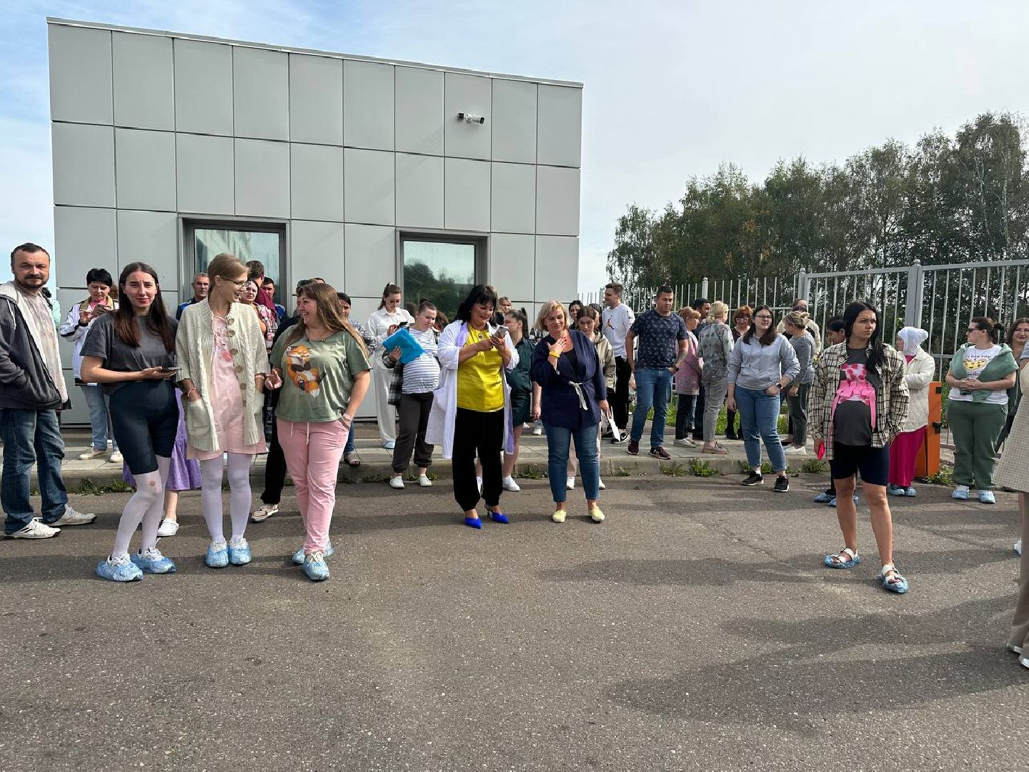 Противопожарная тревога, учения в Наро-Фоминском перинатальном центре, тревога, Наро-Фоминский перинатальный центр