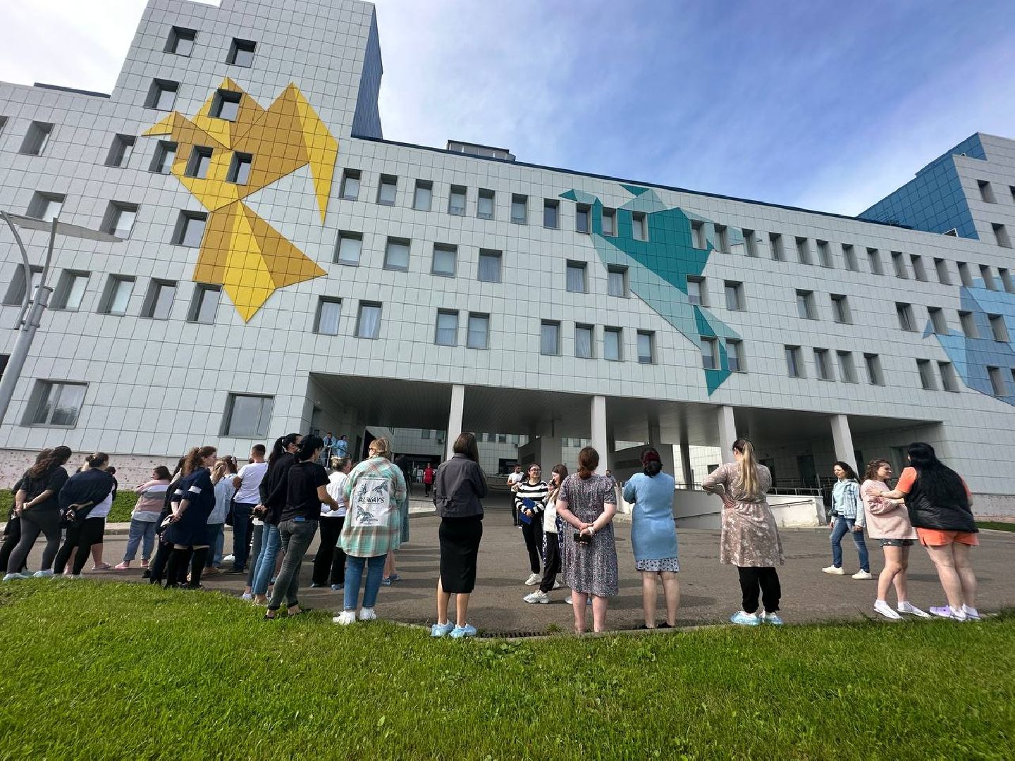 Противопожарная тревога, учения в Наро-Фоминском перинатальном центре, тревога, Наро-Фоминский перинатальный центр