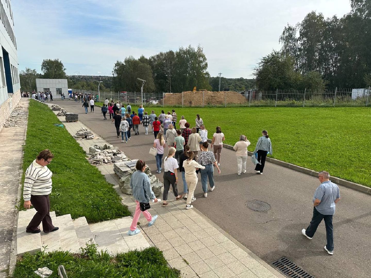 Противопожарная тревога, учения в Наро-Фоминском перинатальном центре, тревога, Наро-Фоминский перинатальный центр