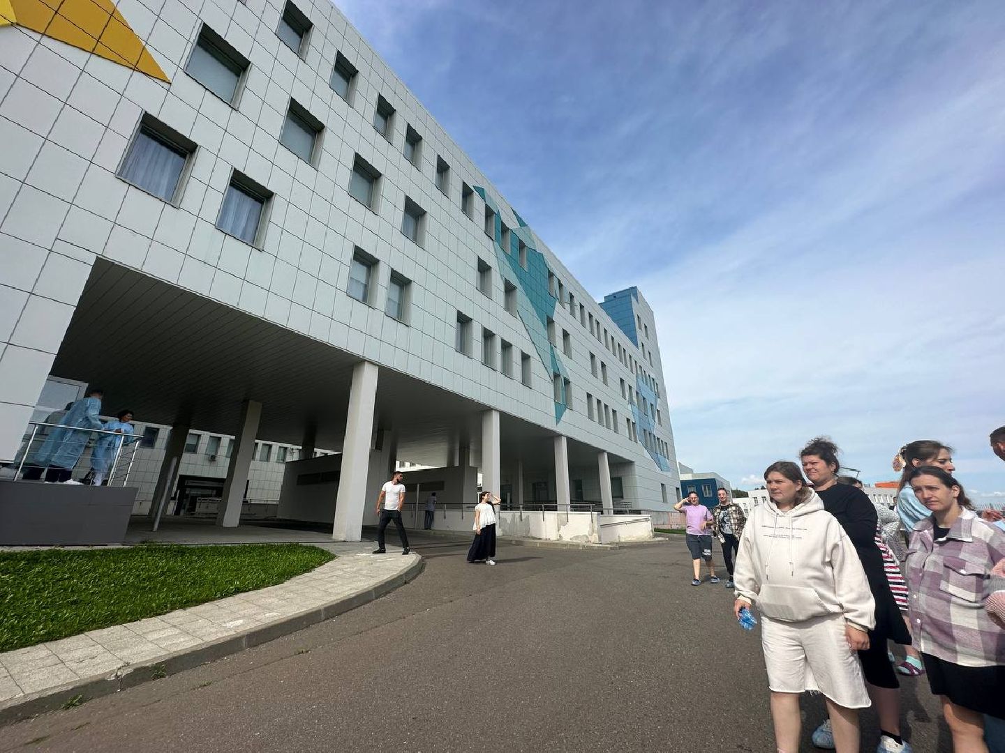 Противопожарная тревога, учения в Наро-Фоминском перинатальном центре, тревога, Наро-Фоминский перинатальный центр