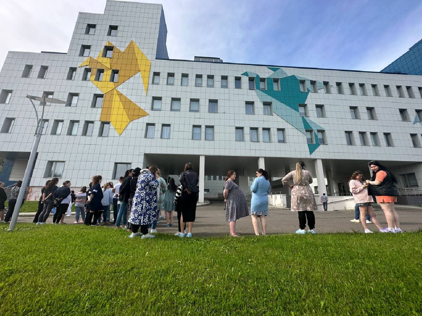 Противопожарная тревога, учения в Наро-Фоминском перинатальном центре, тревога, Наро-Фоминский перинатальный центр