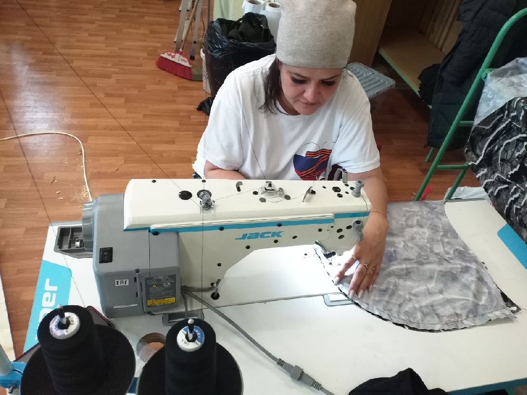 Спецоперация, волонтёры, Лосино-Петровский, швейные машинки, пошив одежды