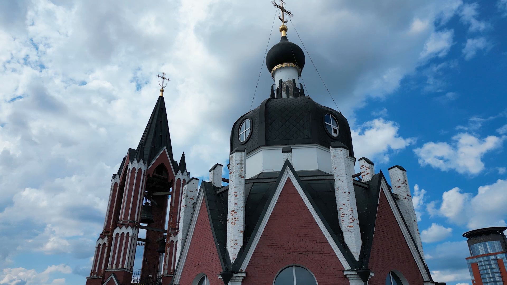 церковь, история,щёлково, видео с коптера,