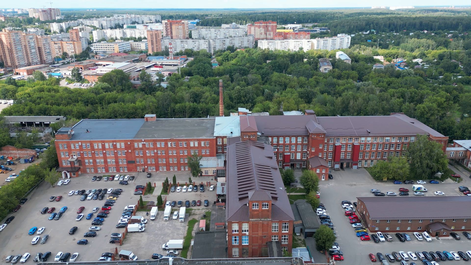 здание, щелково, фабрика,рабенек, видео с коптера,