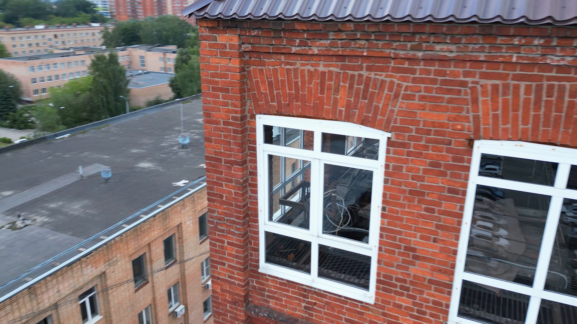 здание, щелково, фабрика,рабенек, видео с коптера,