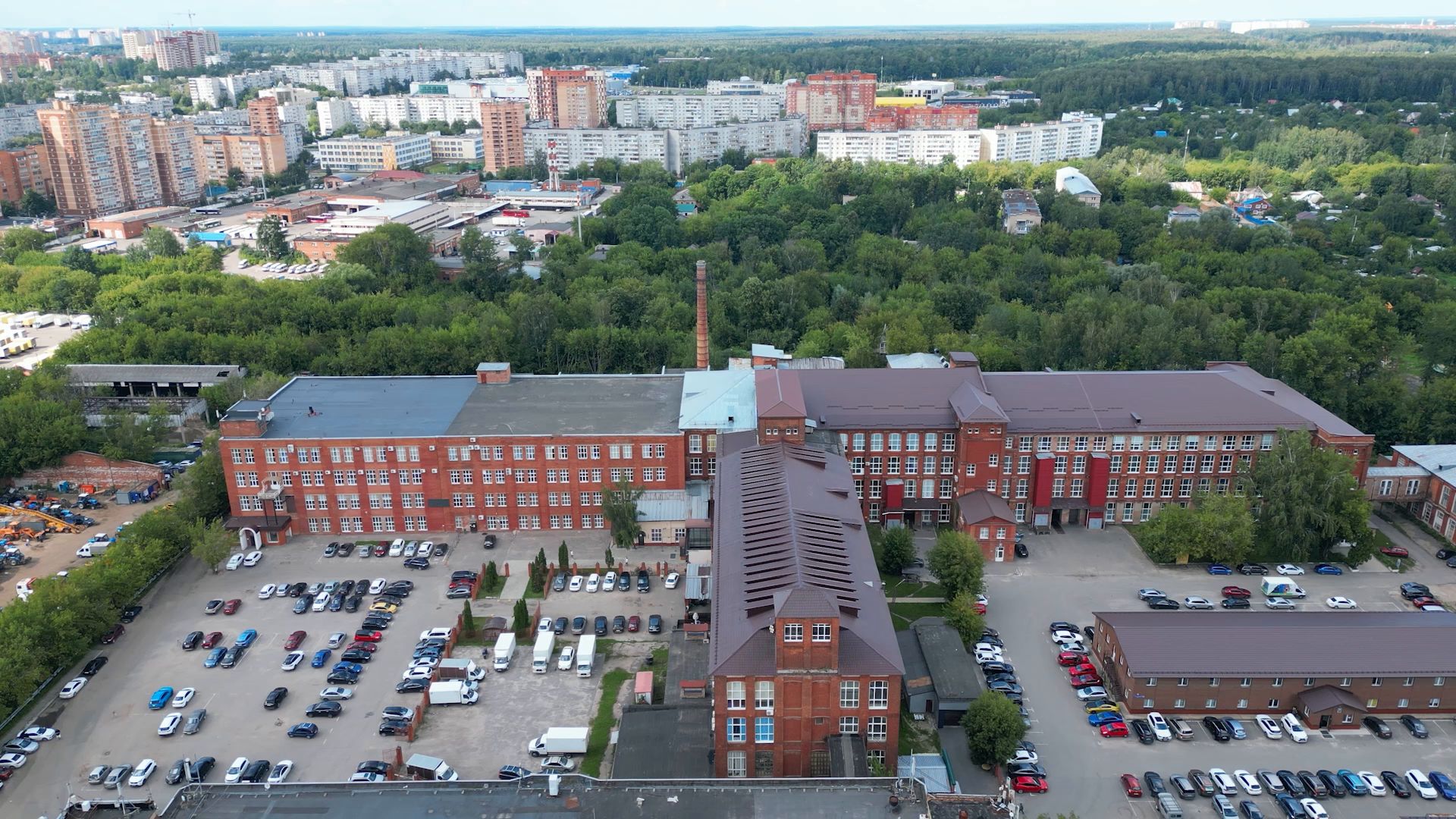 здание, щелково, фабрика,рабенек, видео с коптера,