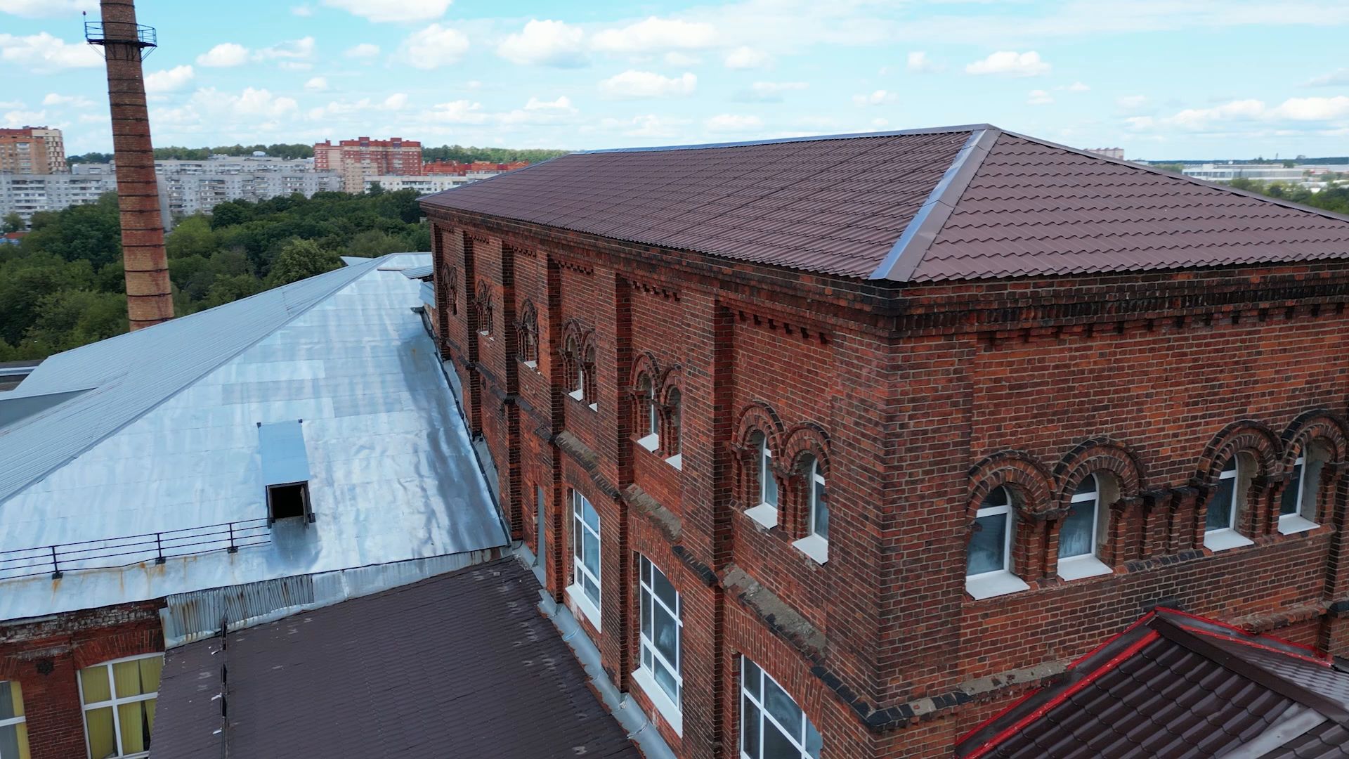 здание, щелково, фабрика,рабенек, видео с коптера,