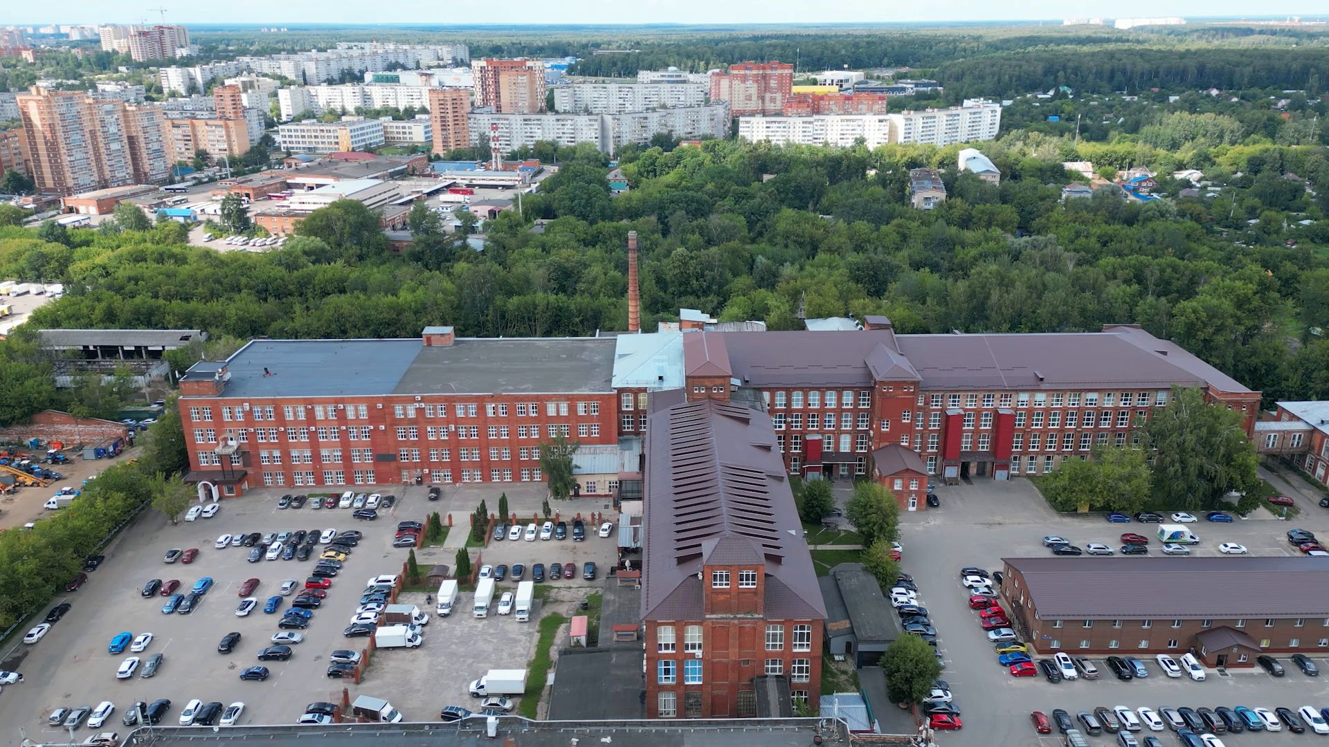 здание, щелково, фабрика,рабенек, видео с коптера,