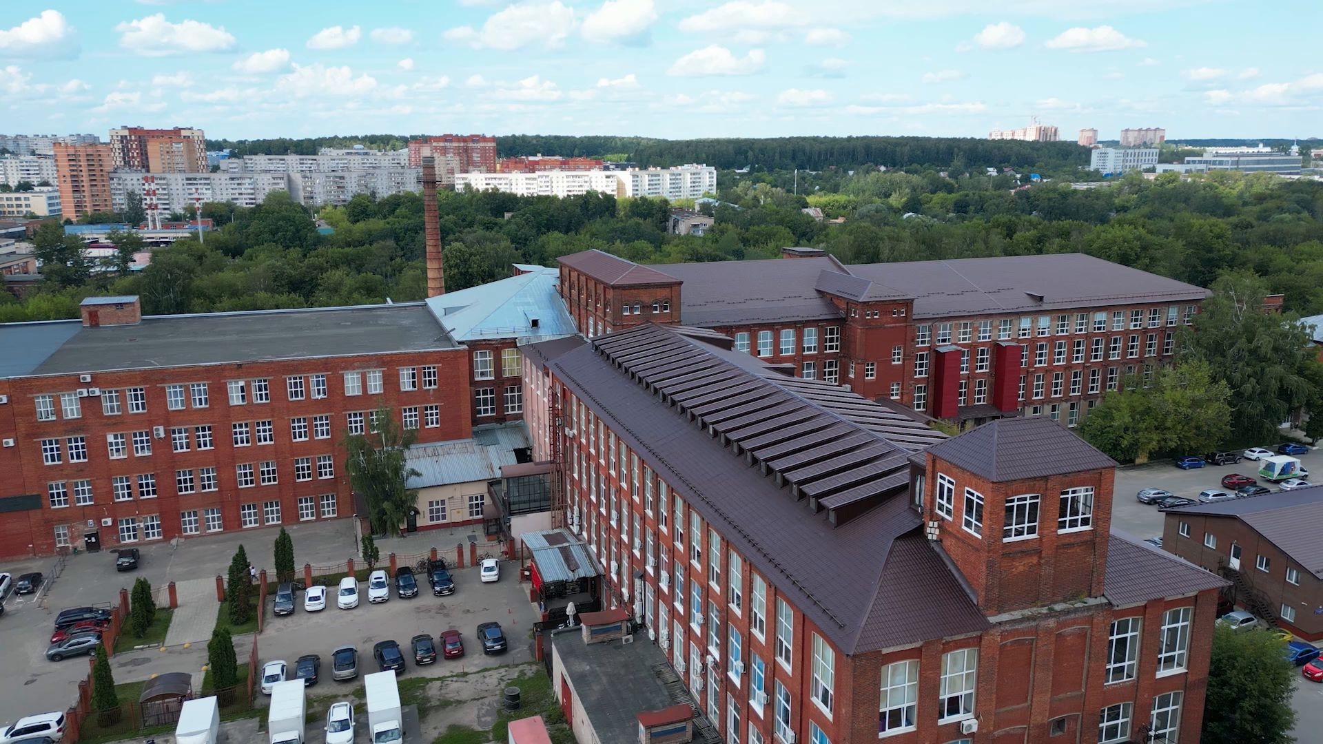 здание, щелково, фабрика,рабенек, видео с коптера,