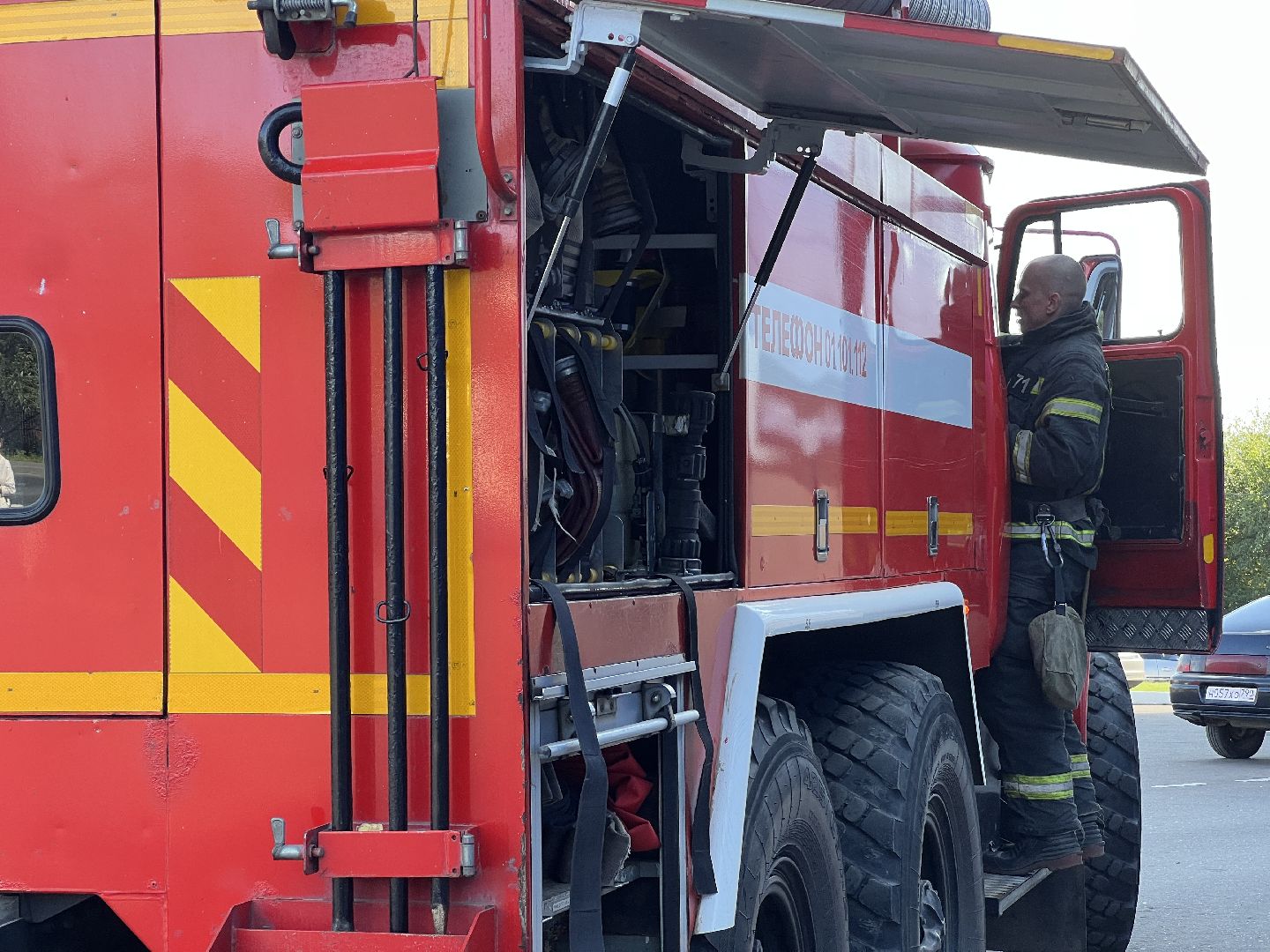 Химки, эвакуация, пожарные, МЧС, тренировочная эвакуация