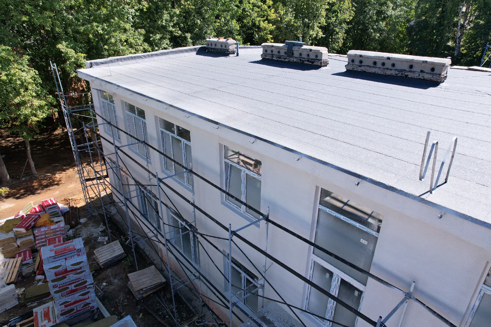 садик, учеба,королёв, видео с коптера,