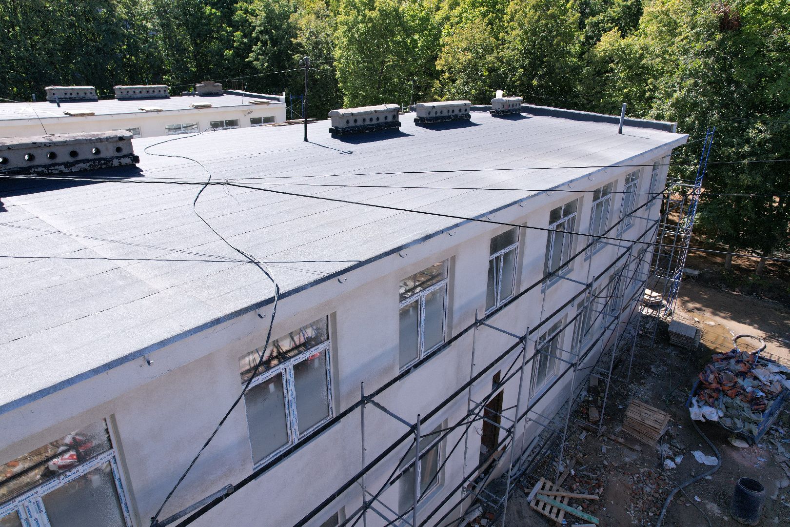 садик, учеба,королёв, видео с коптера,