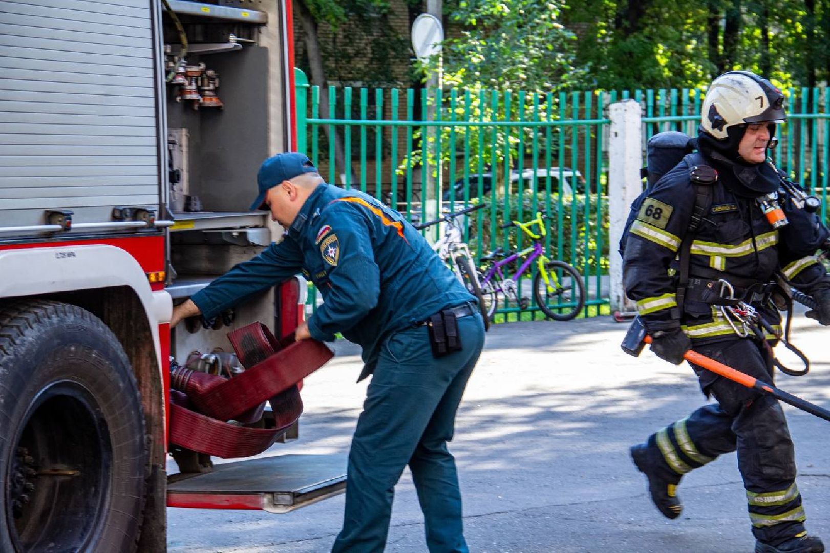 Подольск, учения