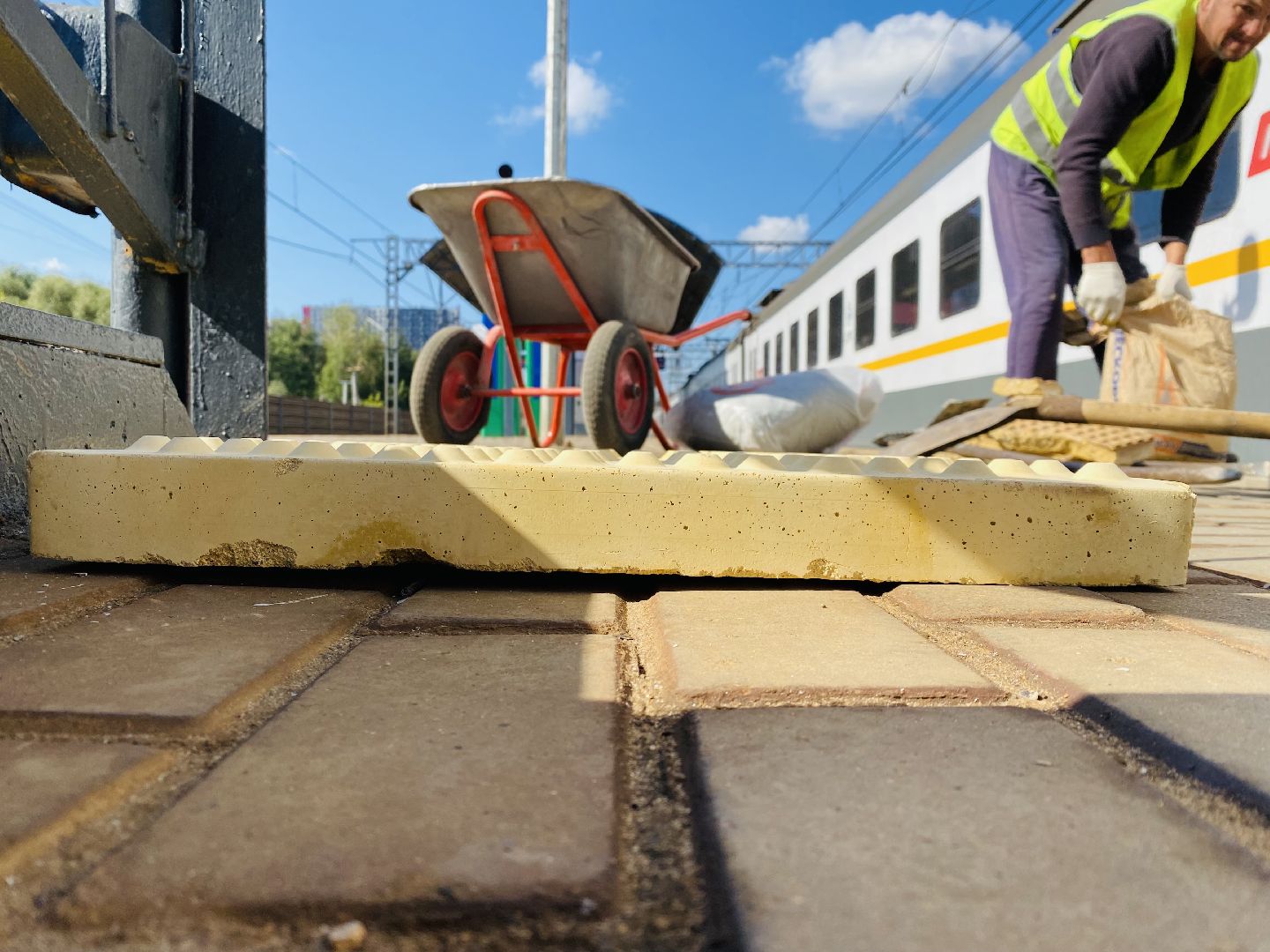 Балашиха, мцд-4, станция Никольская, ремонт платформы