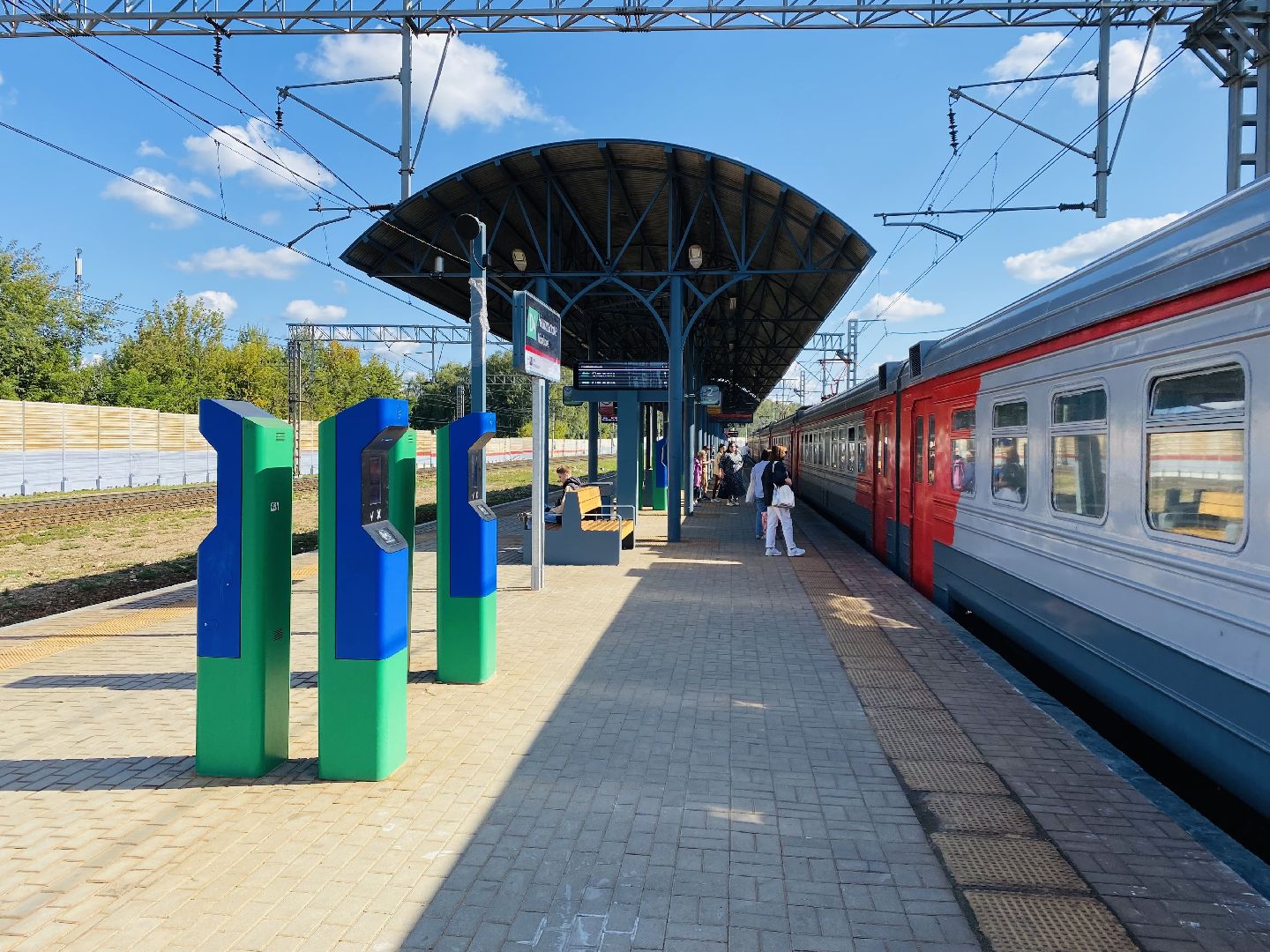 Балашиха, мцд-4, станция Никольская, ремонт платформы