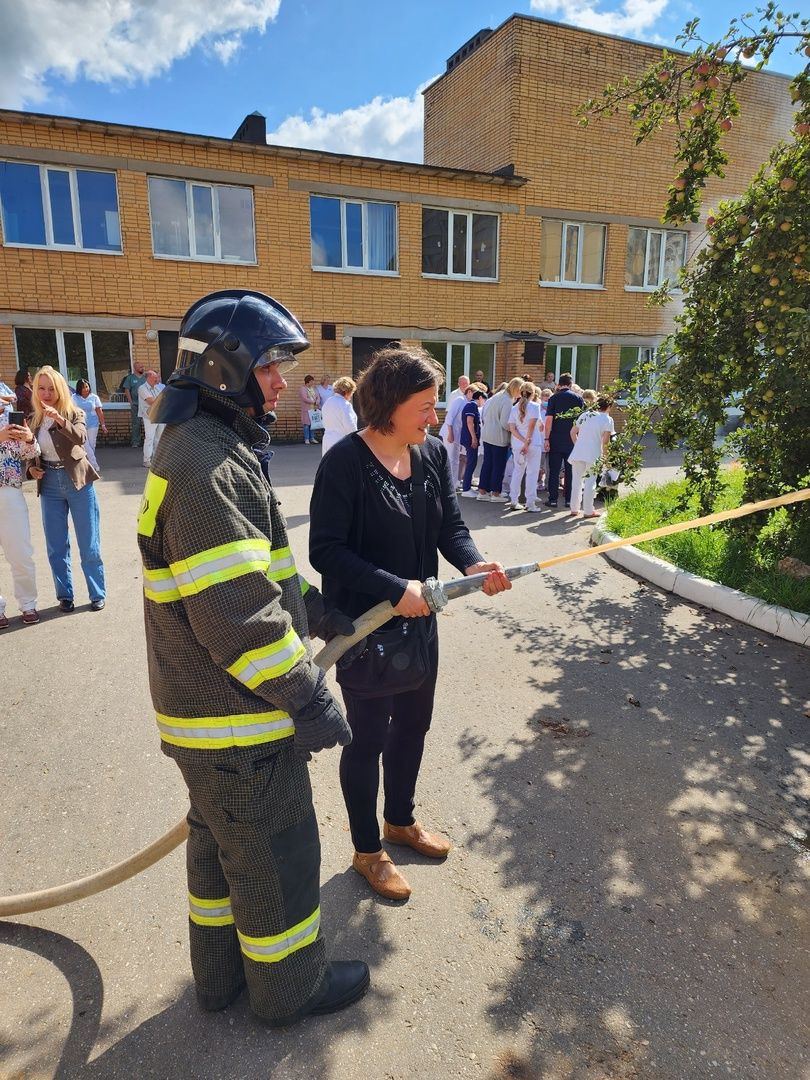 Солнечногорск, больница, эвакуация, противопожарная тренировка, СолнСпас