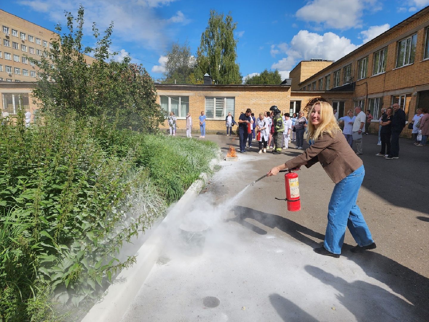 Солнечногорск, больница, эвакуация, противопожарная тренировка, СолнСпас