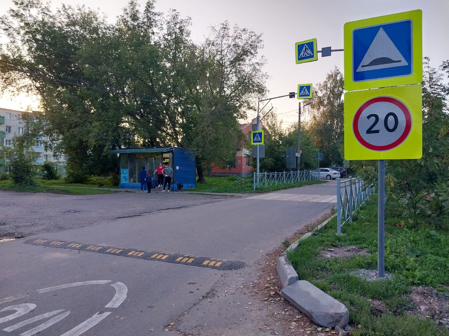 Коломна, дороги, пешеходные ограждения, безопасность