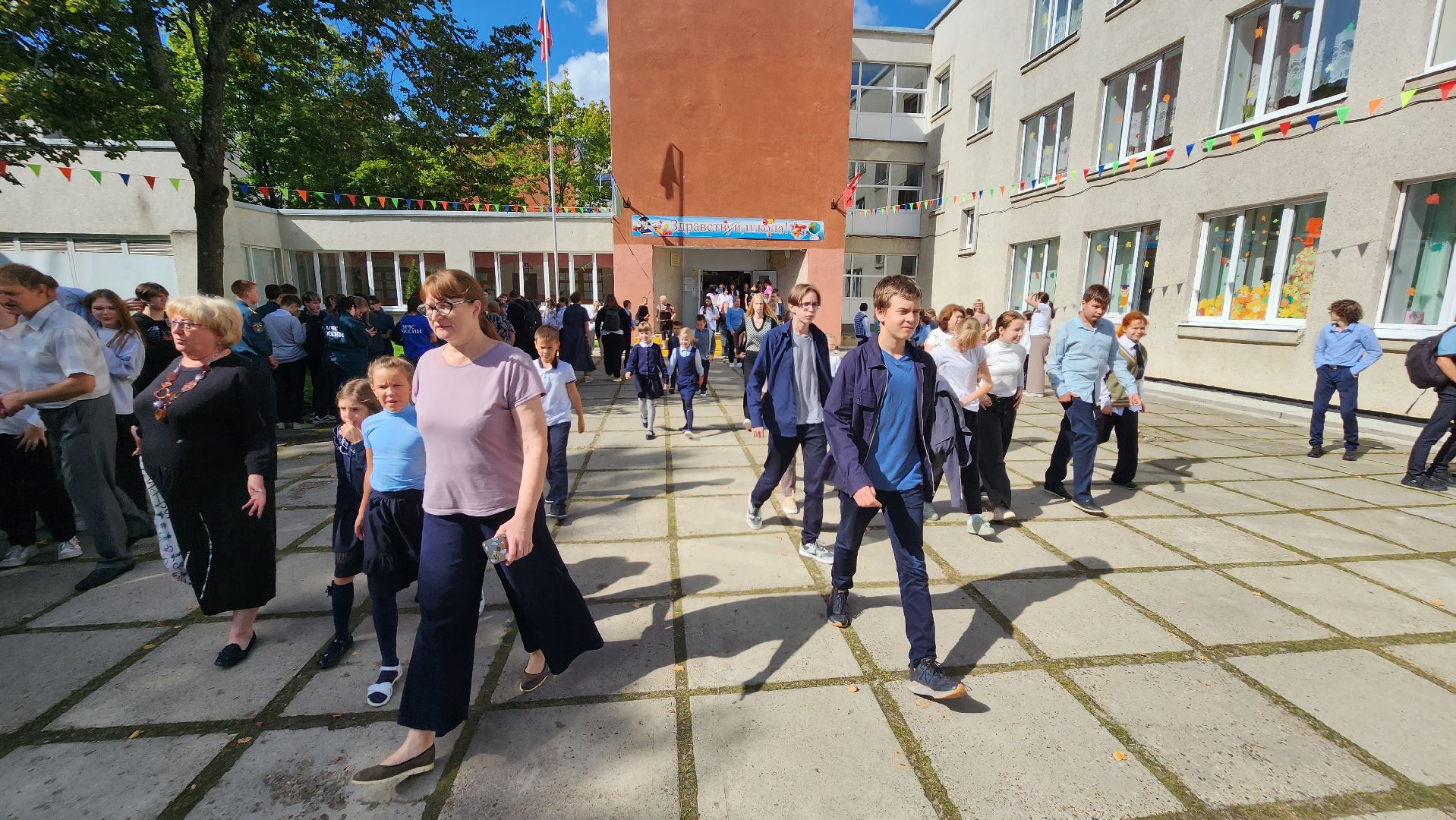 безопасность, учебная тревога, Протвино, школы, эвакуация