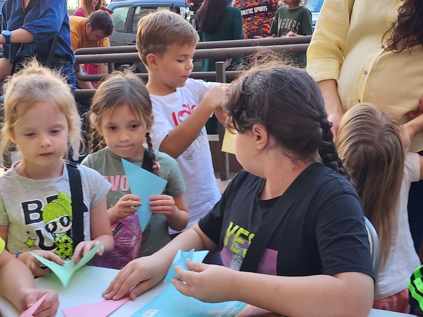 дети; творчество; поделки; оригами; видное