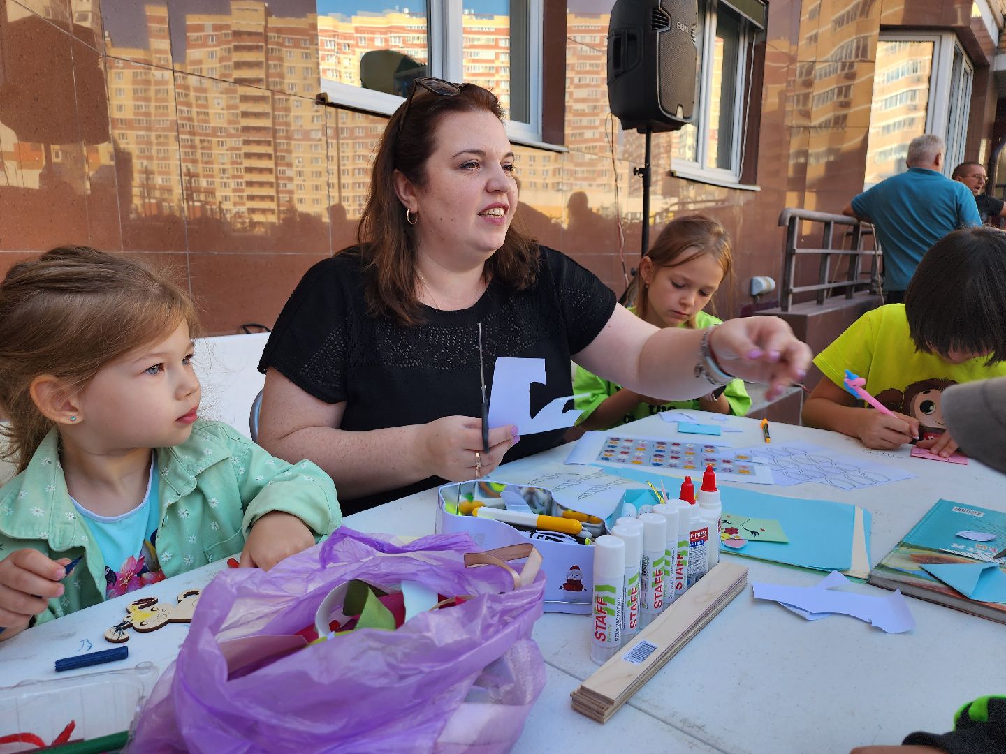дети; творчество; поделки; оригами; видное