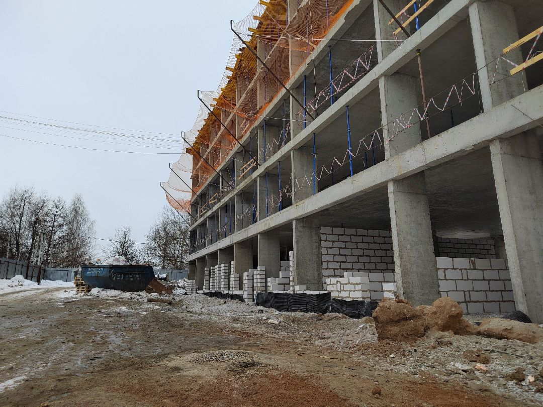 Пушкинский, Красноармейск, строительство, новое жилье, Весна в Подмосковье