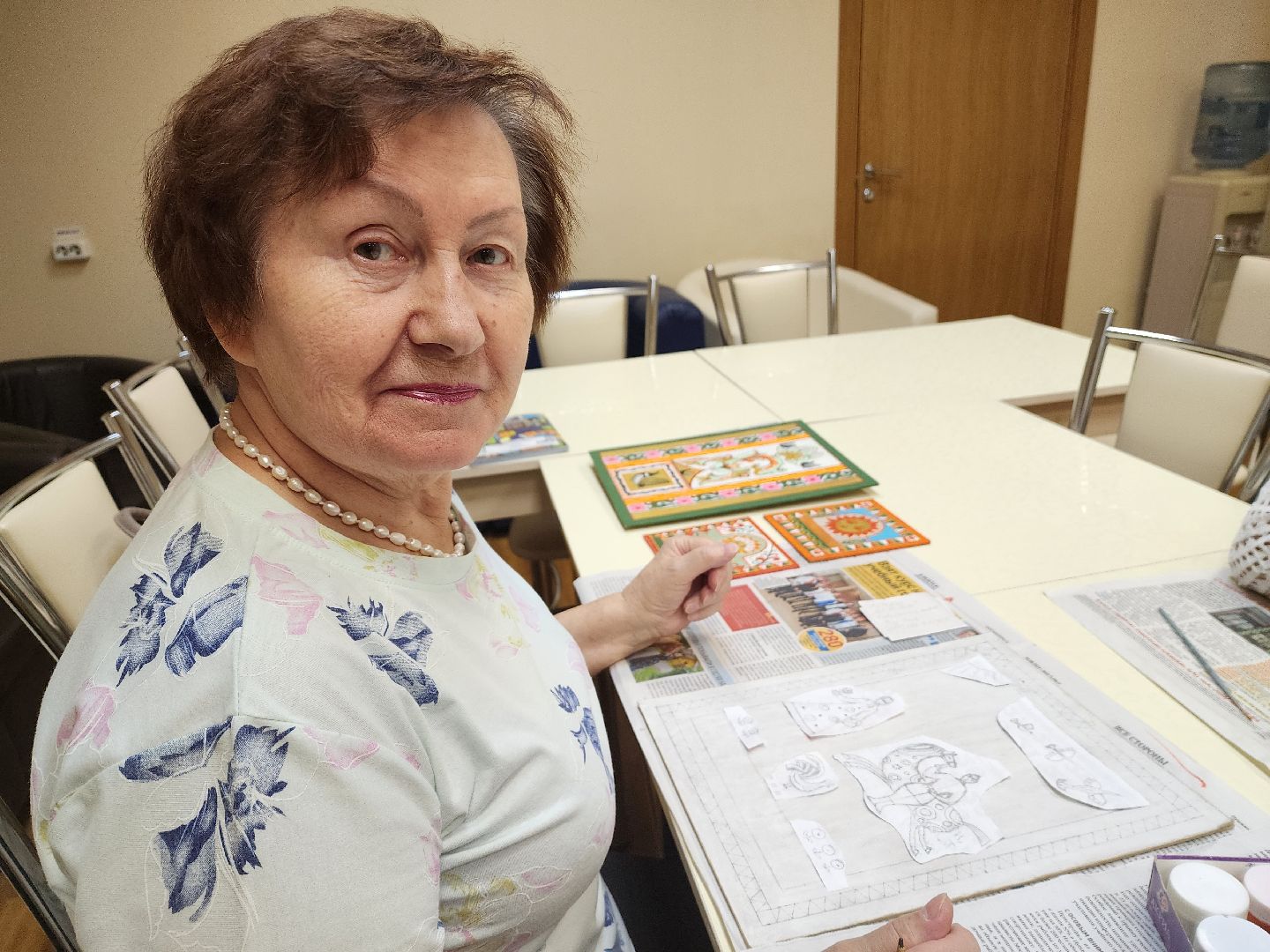 традиции, рисование, пенсионеры, пушкино,