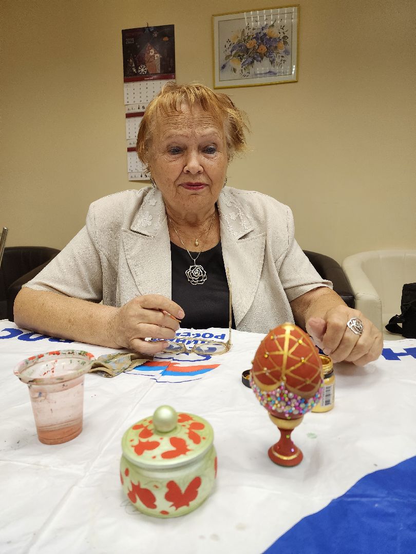 традиции, рисование, пенсионеры, пушкино,