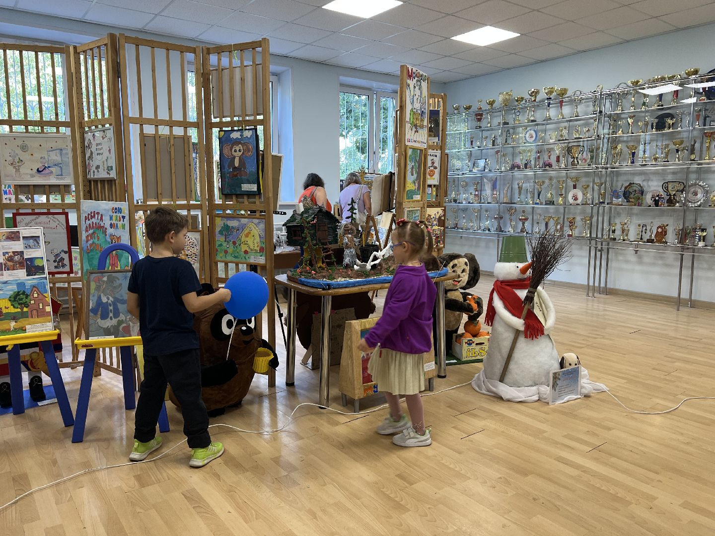 Химки, выставка, дети, мультфильмы, творчество