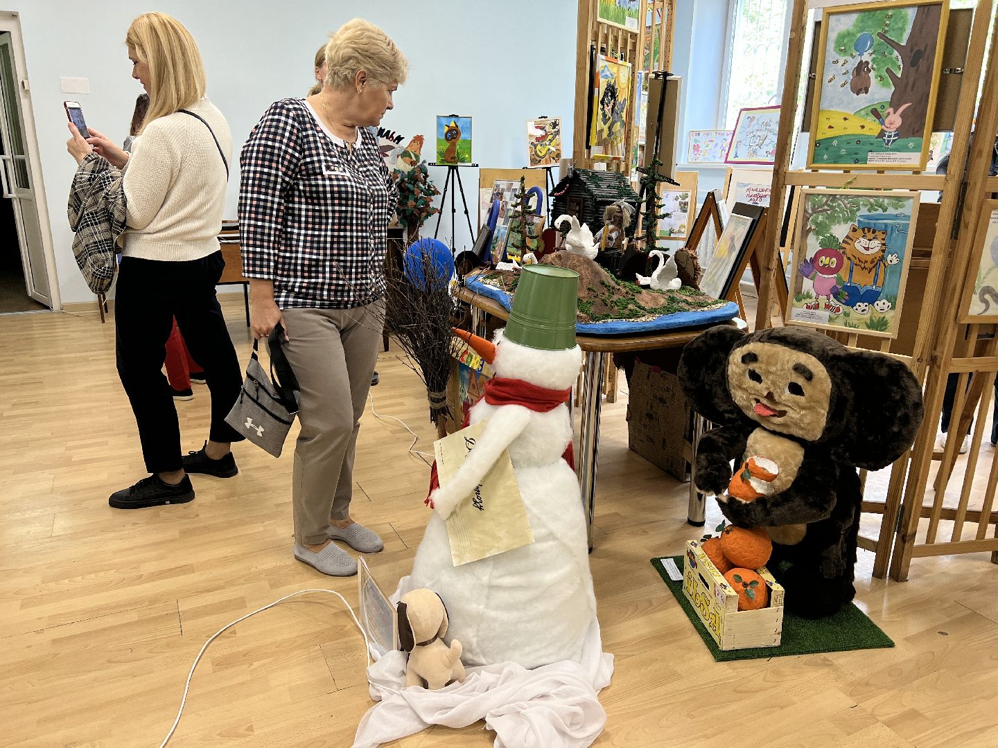 Химки, выставка, дети, мультфильмы, творчество