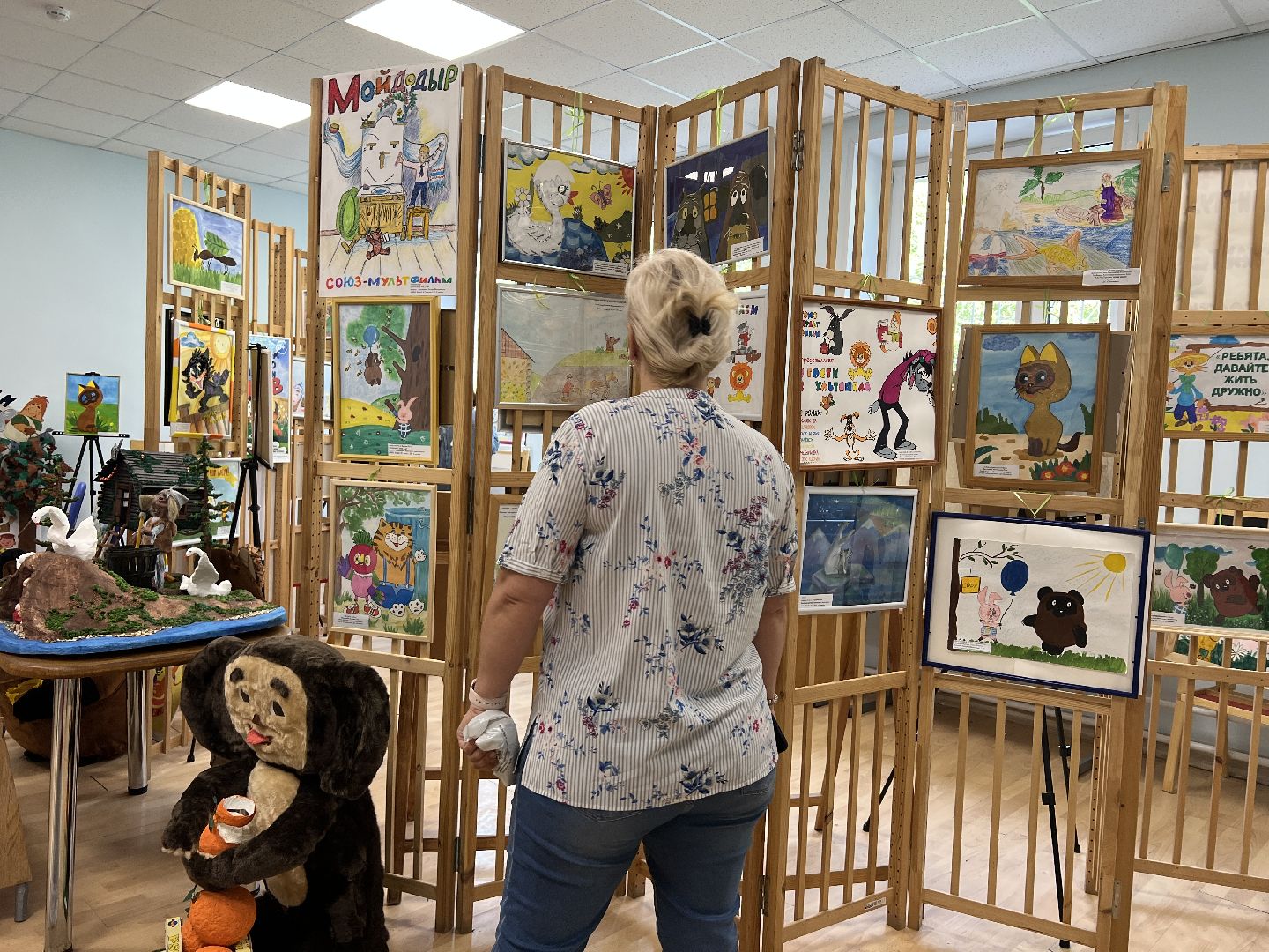 Химки, выставка, дети, мультфильмы, творчество