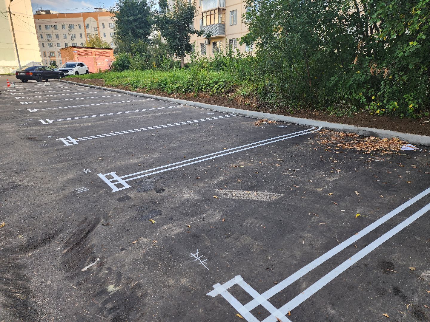 Серпухов, Подмосковье, благоустройство, разметка дороги, благоустройство