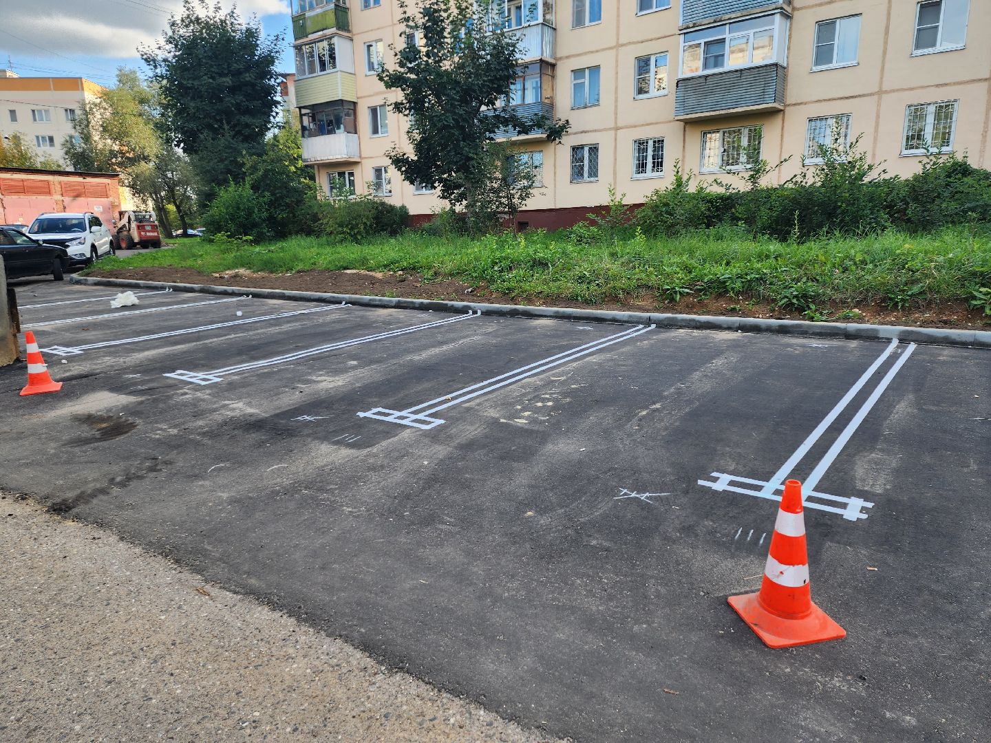 Серпухов, Подмосковье, благоустройство, разметка дороги, благоустройство