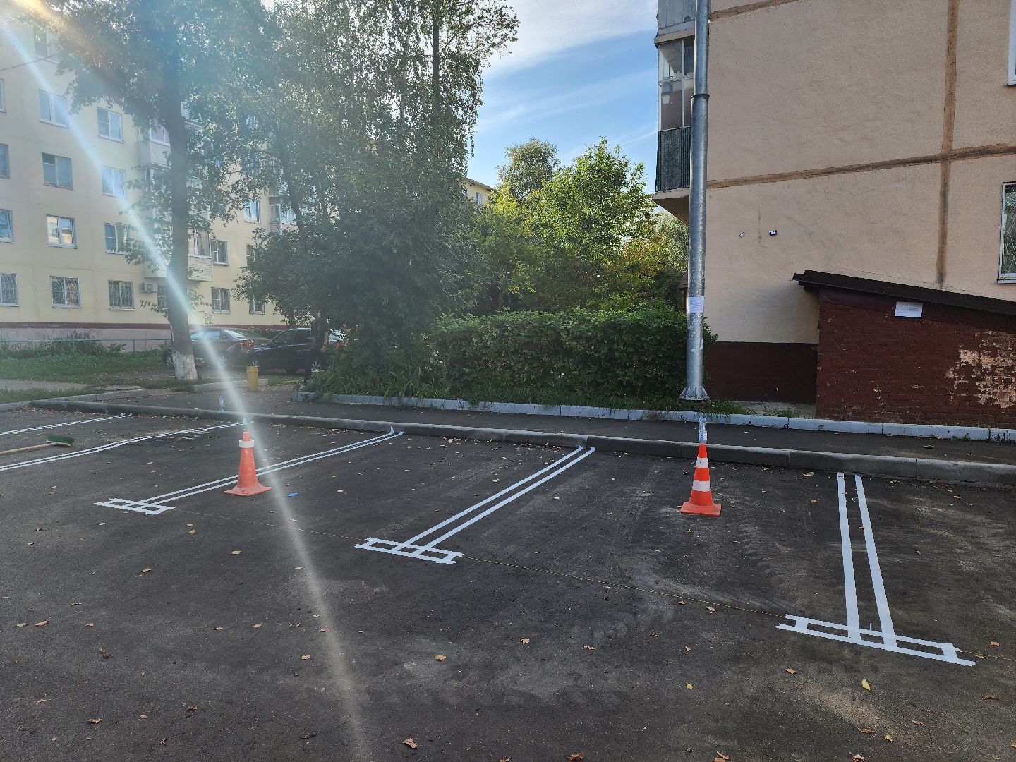 Серпухов, Подмосковье, благоустройство, разметка дороги, благоустройство