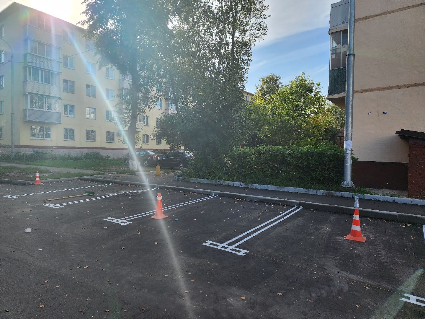 Серпухов, Подмосковье, благоустройство, разметка дороги, благоустройство