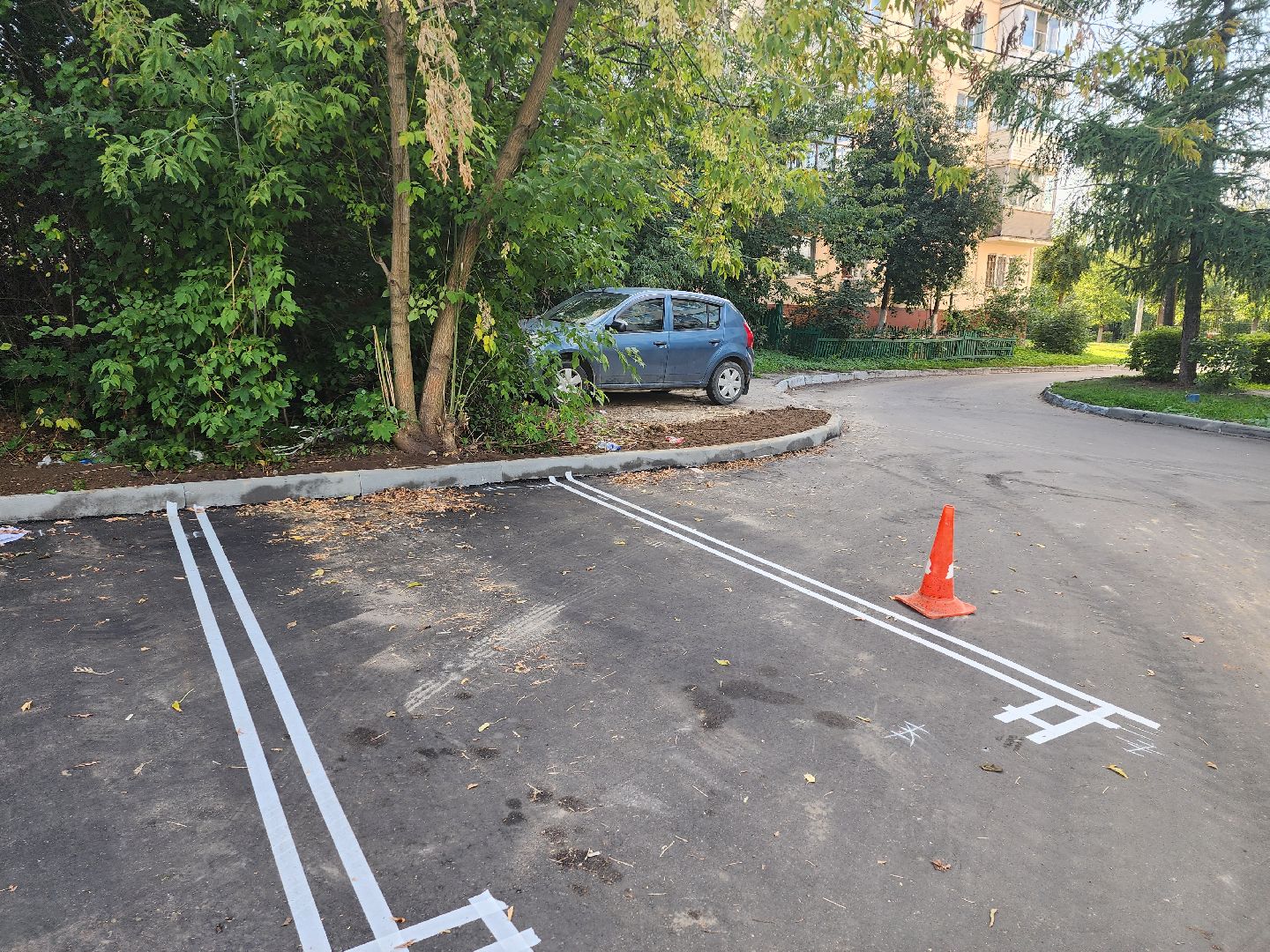 Серпухов, Подмосковье, благоустройство, разметка дороги, благоустройство