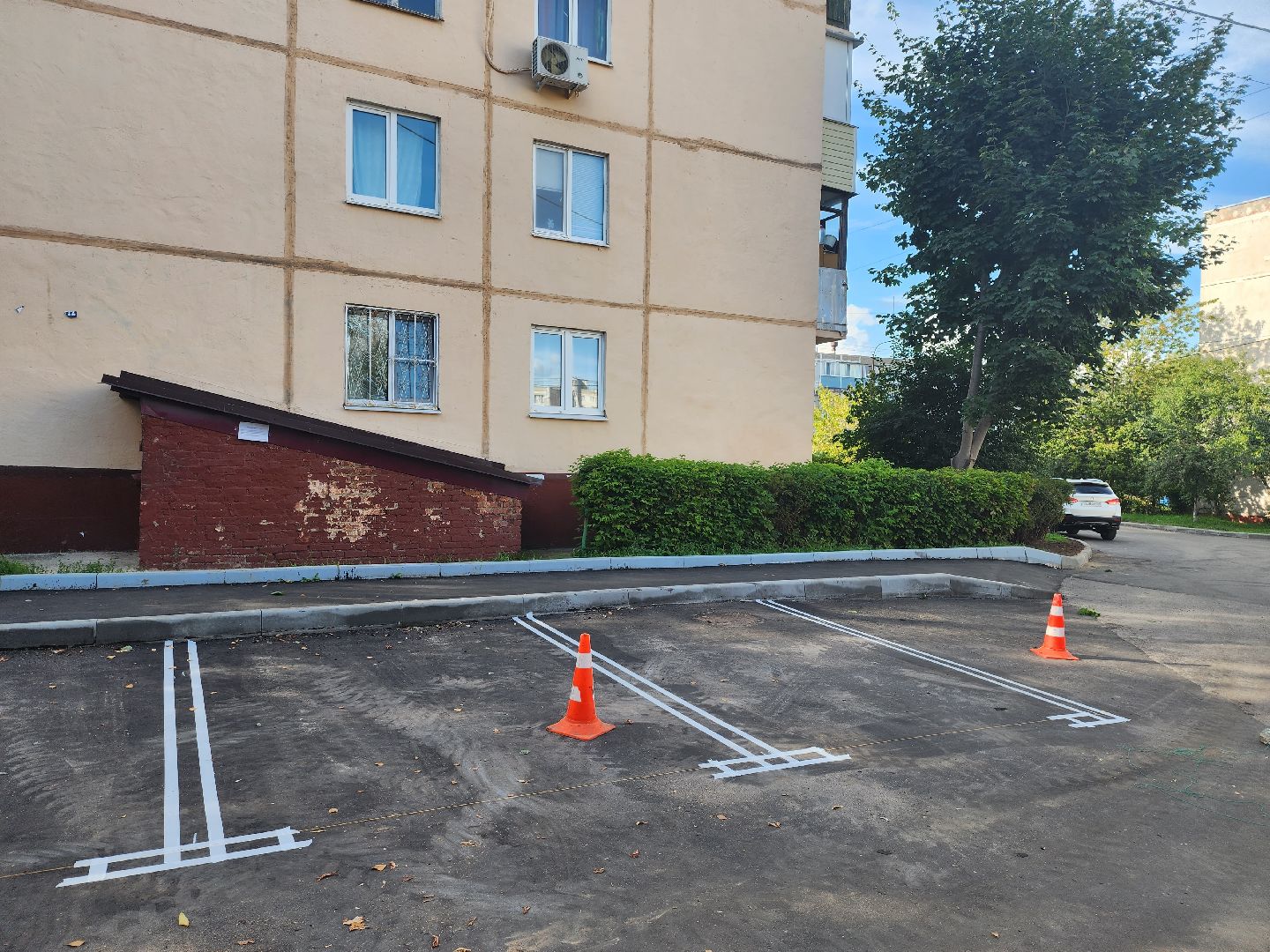 Серпухов, Подмосковье, благоустройство, разметка дороги, благоустройство