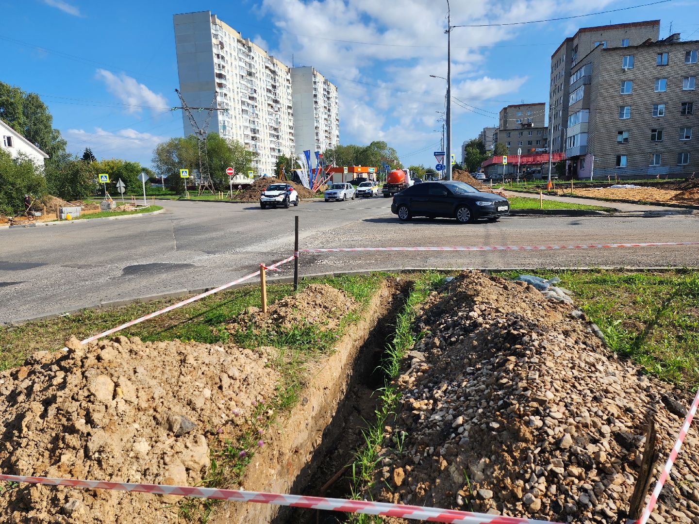 Серпухов, Подмосковье, благоустройство, круговое движение, безопасность
