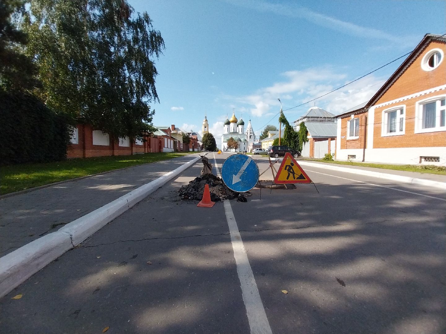 Коломна, дороги, дорожный ремонт