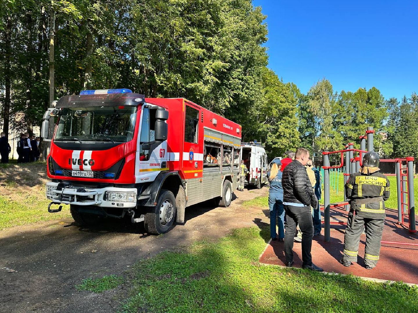 Солнечногорск, эвакуация, тренировка, школьники, учителя