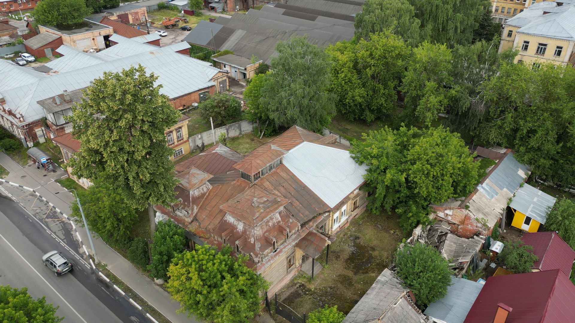 Дом, павловский посад,строение, видео с коптера,