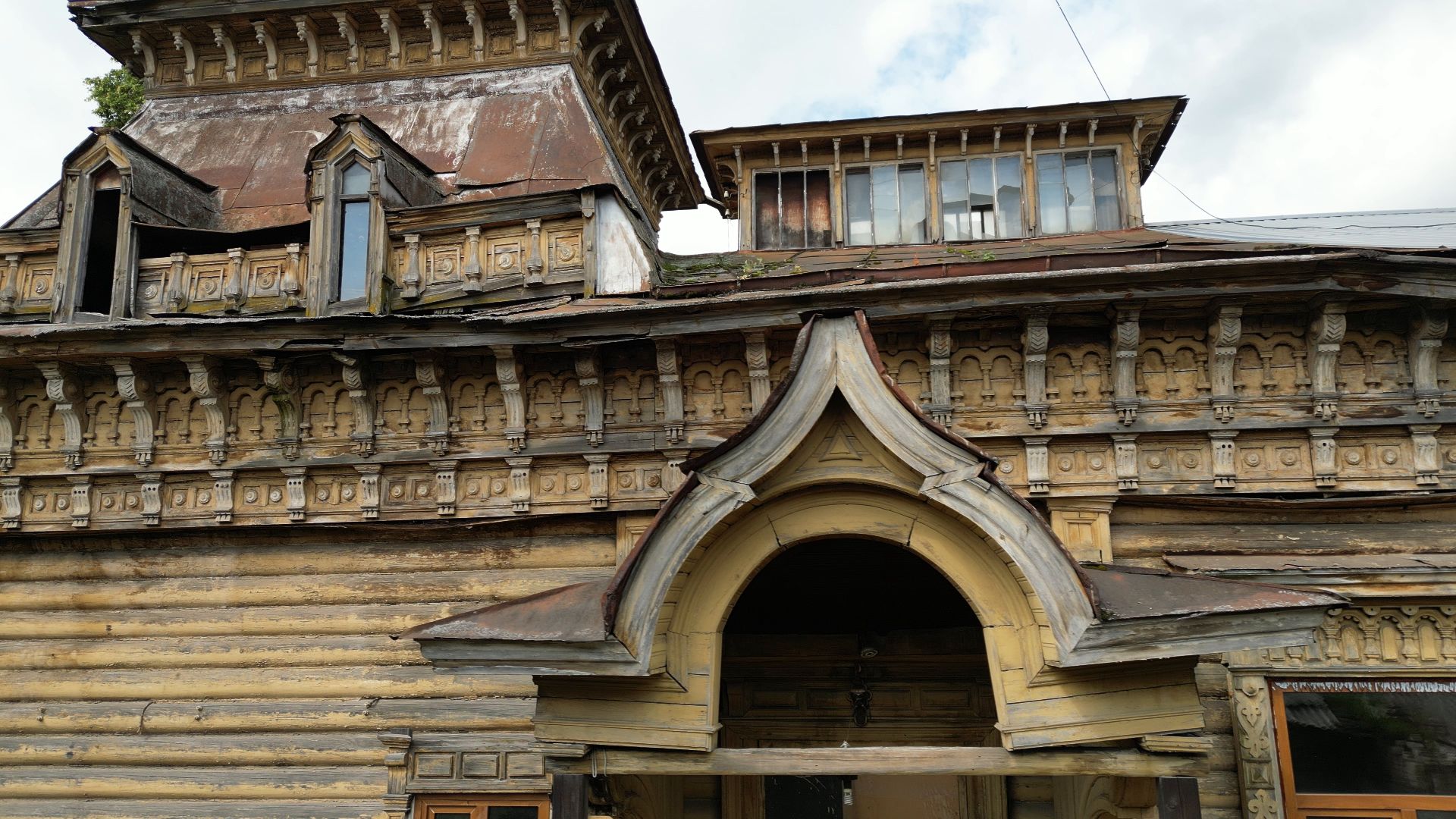 Дом, павловский посад,строение, видео с коптера,