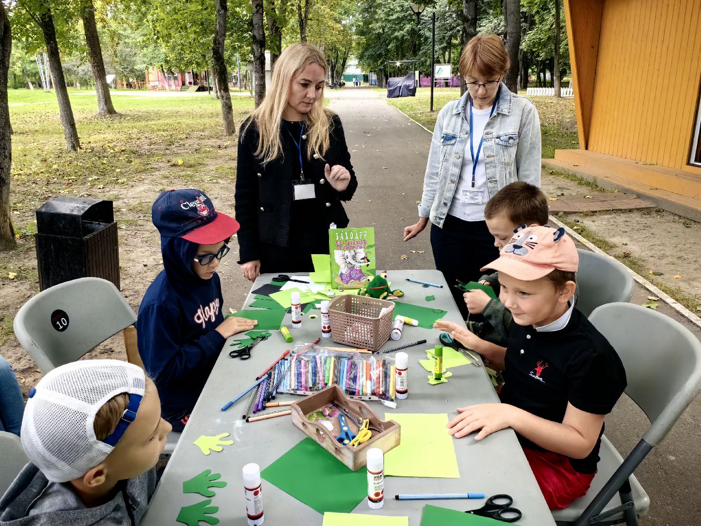 Мастер-класс, парк, библиотека, дети
